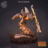 Fajra The Salamander - The Printable Dragon